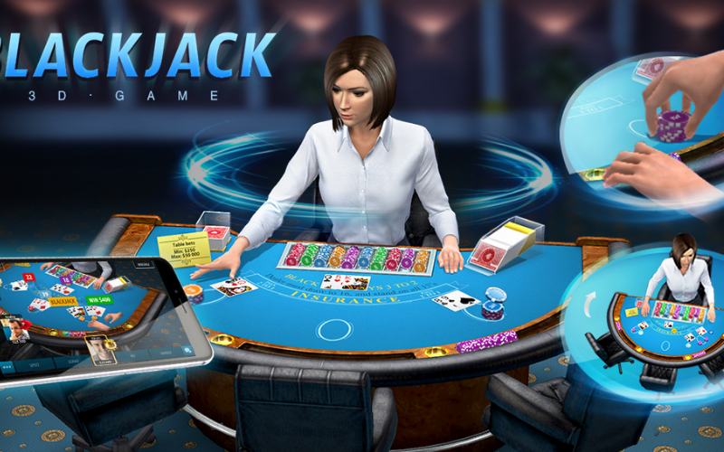 Đắm chìm trong thế giới 3D Blackjack với trải nghiệm cá cược sống động